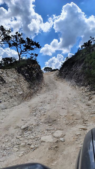 Subida de pedras