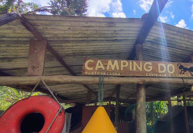 Placa do Camping do Formiga